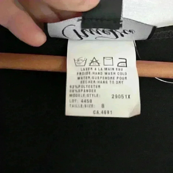 BNWT Nueva Black Tiered/ Ruffle Dress Size 8 - Picture 3 of 13